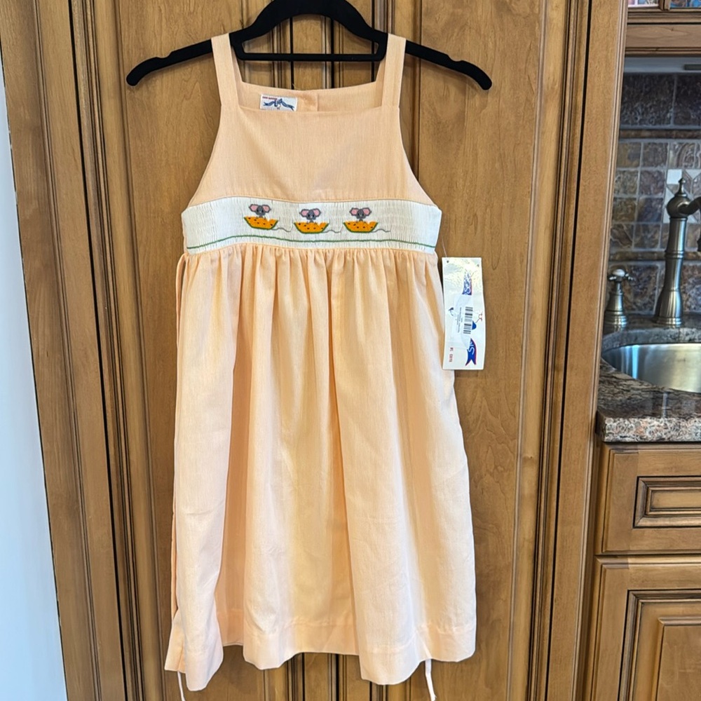 Smocked Melons and Mice Sundress